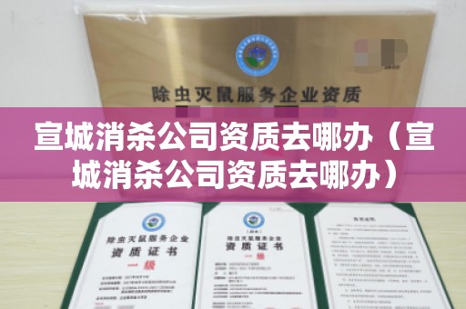 宣城消杀公司资质去哪办（宣城消杀公司资质去哪办）